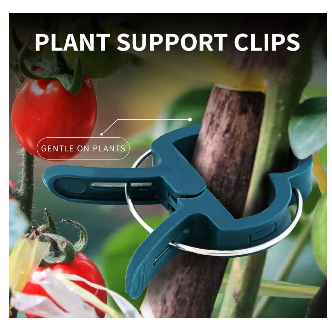 Set 20 Cleme de Fixare pentru Plante, Reutilizabile, Rezistente la ...