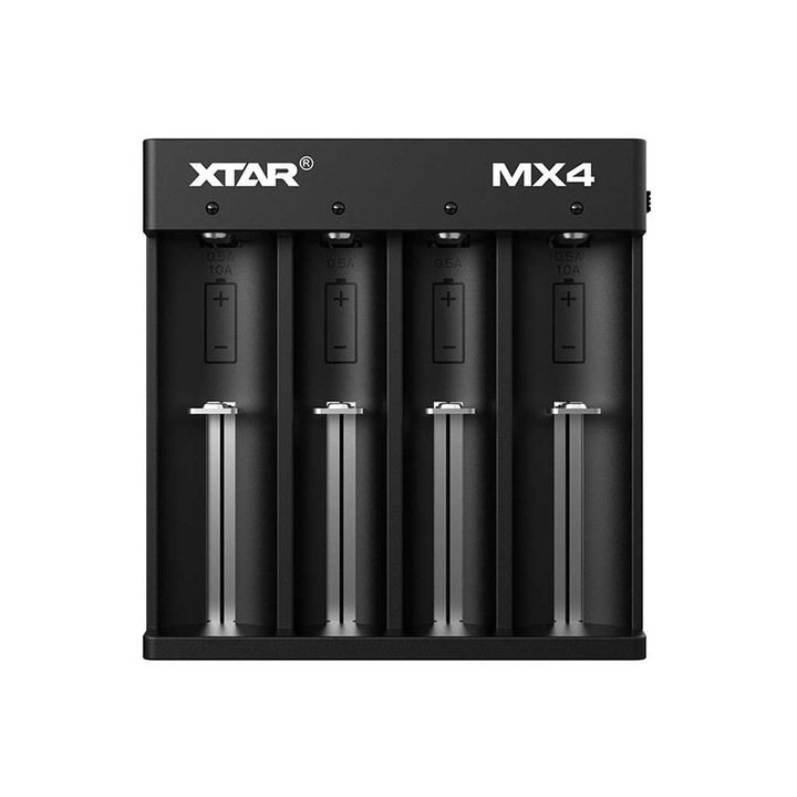 Xtar MX4 универсално зарядно за различни видове батерии 1.2V, 1.5V, 3.2V, 3.6V, 3.7V, Li-Ion, LiFePO4, Ni-Mh, Ni-Cd
