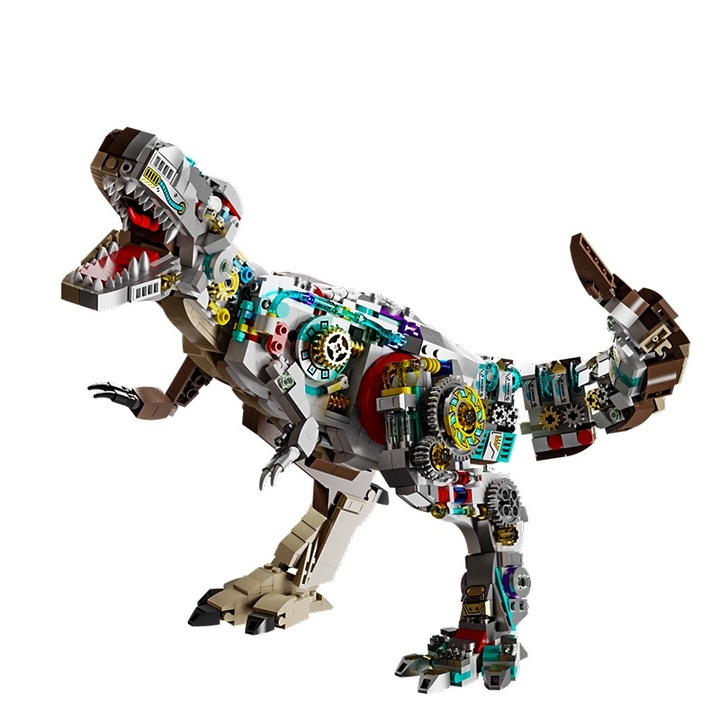 Set de constructie Dinozaur, Tyrannosaurus Rex, 1388 piese, multicolor, 50x15x27cm
