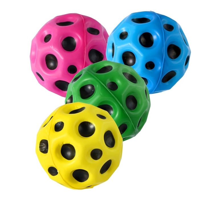 4 db Rqiurpn Space Ball készlet, koordinációs tréning, hab, többszínű, 70 mm