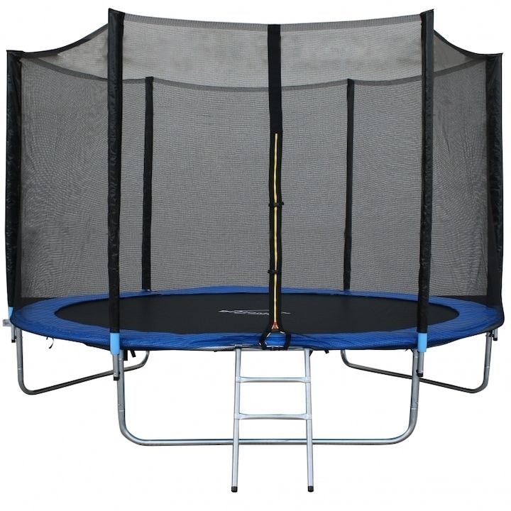 Trambulina DeHome® Jumper 1010, diametru 305 cm ( 10 FT ), plasa de siguranta, scara inclusa, plasa rezistenta UV, structura metal