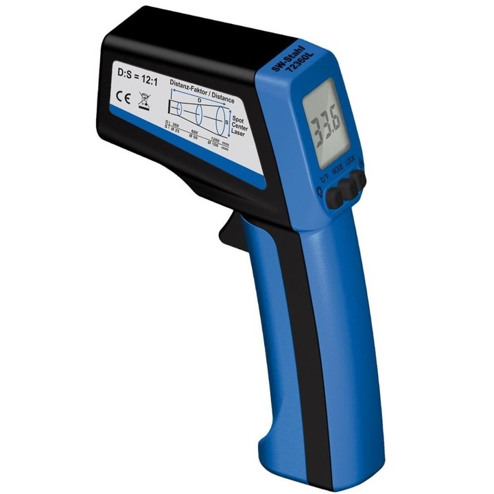 Termometru digital SW-Stahl, masurare temperatura -50 Celsius, +50 Celsius, alimentare baterie AAA