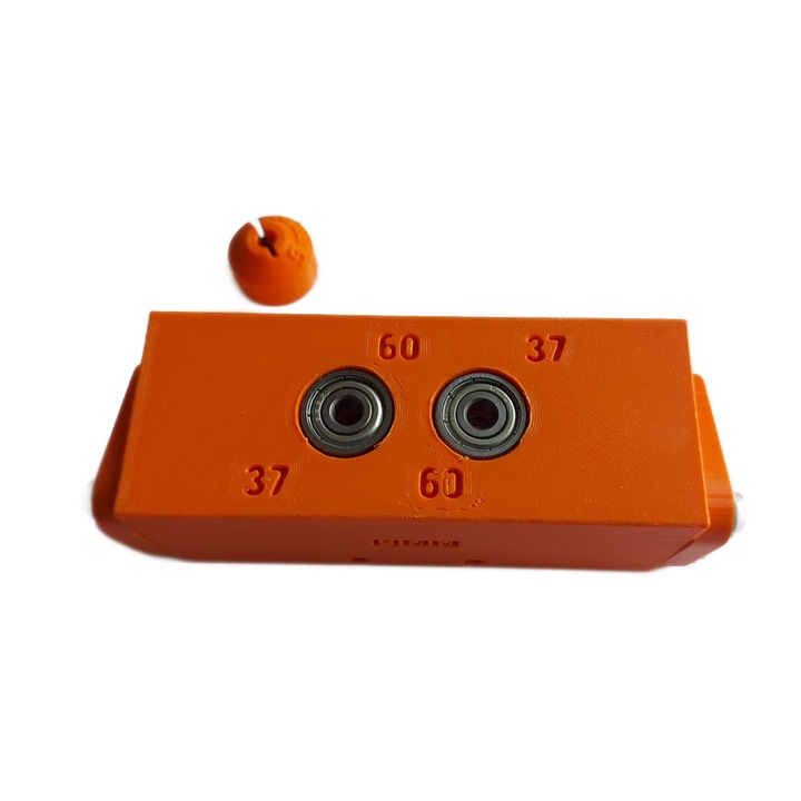 Sablon mobila pentru demontabili Blum 25mm marcare 17mm si 19mm v.2