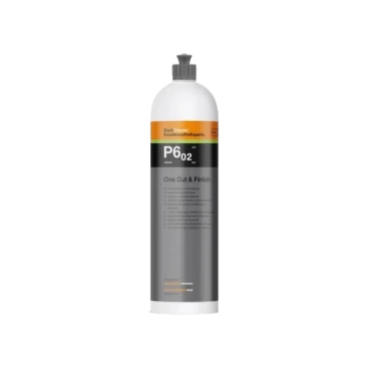 Полираща паста 3 в 1 с карнаубски восък Koch Chemie One Cut and Finish, P6.02, 1L