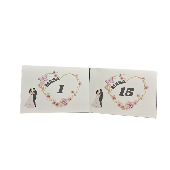 15 db-os M7-es, 10x15-ös asztalszámú készlet