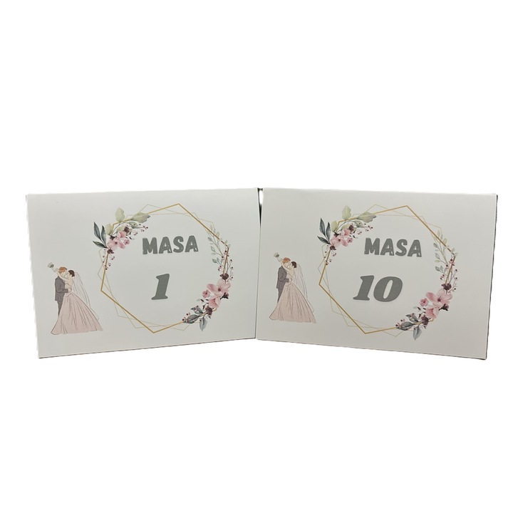 10 db-os M11-es, 10x15-ös asztalszámos készlet