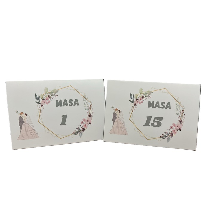 15 db-os M11-es, 10x15-ös asztalszámú készlet