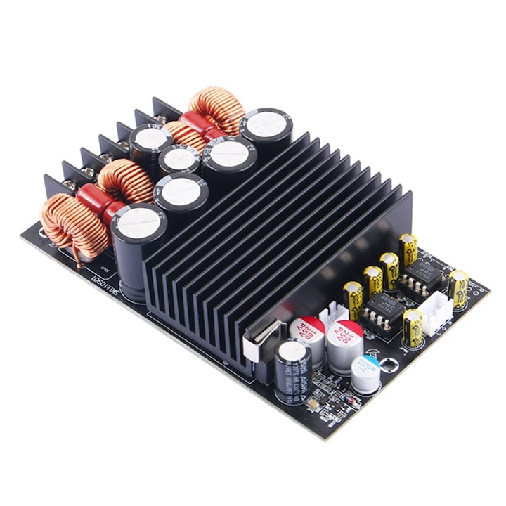 Amplificator audio stereo 2x315W cu TPA3255, DC 19-50V