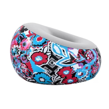 Fotoliu Gonflabil Catifea RelaxWay – Portabil, Usor de Folosit, Confortabil, pentru Uz Interior si Exterior, Greutate Maxima 100 kg, Constructie Stabila, Design Modern, Ideal pentru Calatorii, Multicolor