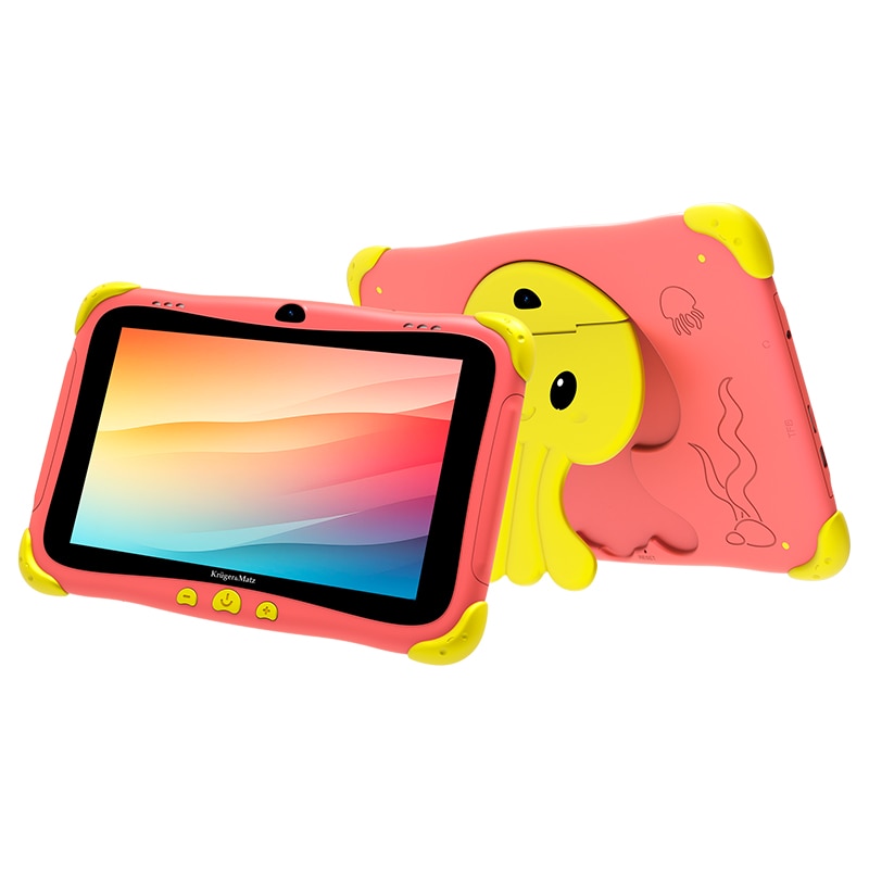 Tableta copii Kruger&Matz FUN 808 KM0808-R, Procesor ARM-Cortex A53 Quad-Core, Ecran IPS 8", 3GB RAM, 32GB Flash, 2MP, Wi-Fi, Bluetooth Rosu