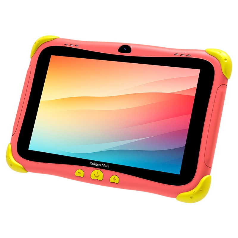 Tableta copii Kruger&Matz FUN 808 KM0808-R, Procesor ARM-Cortex A53 Quad-Core, Ecran IPS 8", 3GB RAM, 32GB Flash, 2MP, Wi-Fi, Bluetooth Rosu