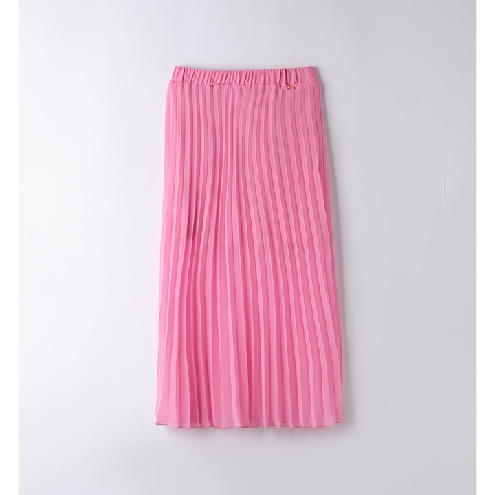 Дълга плисирана пола с воал за момичета, I Do, 4.8541, розово, Розово