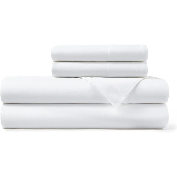 Lenjerie de pat bumbac sifon, 145 gr/mp, cearsaf 220 x 240 cm