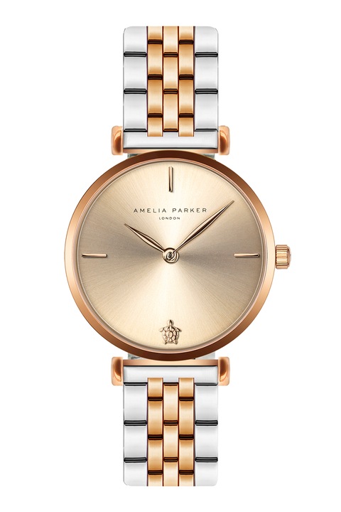 Amelia Parker, Двуцветен часовник, Rose Gold, Сребрист