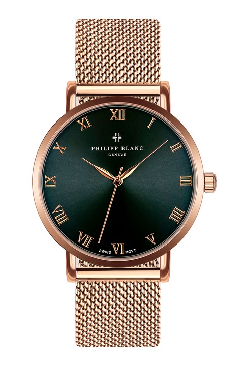 Philipp Blanc, Karóra cserélhető hálós fémszíjakkal, Rózsaarany