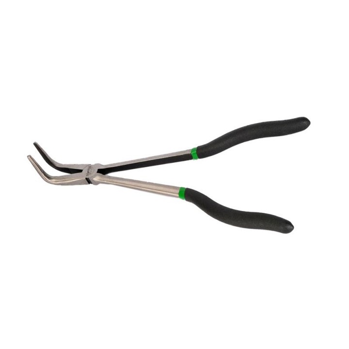 Cleste lung cu varf indoit, 90 grade TOPTUL, lungime 275mm