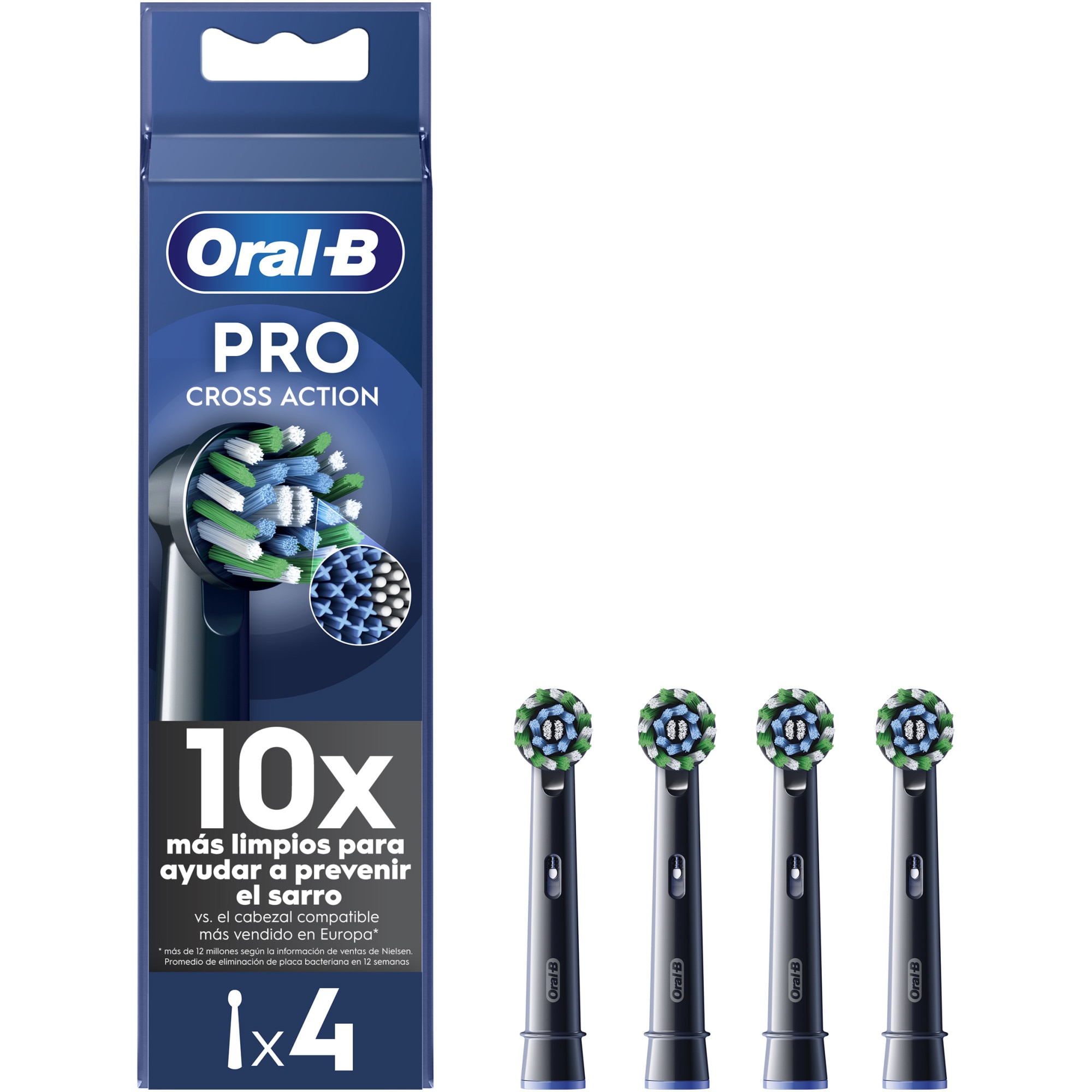 Rezerve periuta de dinti electrica Oral-B Pro Cross Action Negru, 4 buc