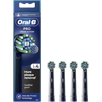 Rezerve periuta de dinti electrica Oral-B Pro Cross Action Negru, 4 buc
