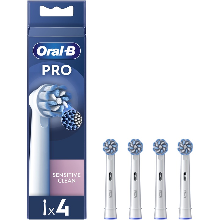 Sensitive Clean Oral-B Pro elektromos fogkefe fej, 4 db