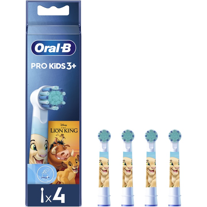 Oral-B Pro Kids Lion King elektromos fogkefe fej gyerekeknek, 4 db