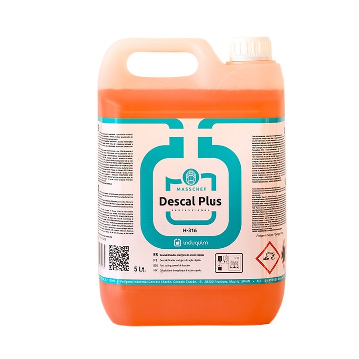 Anticalcar Masina De Spalat Vase Profesionala, Descal Plus, 5 L