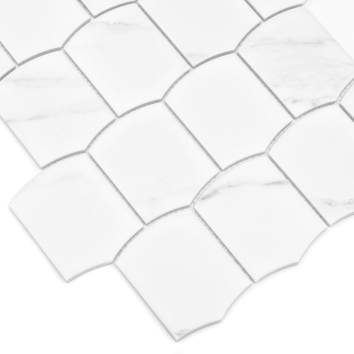 Faianta/Gresie mozaic, DUNIN, ARCADO CARRARA MATT 25.6x29.2xo.6cm
