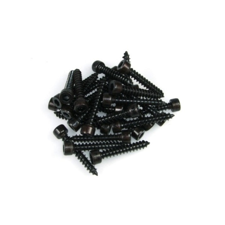 Set 100 suruburi imbus auto-filetante Auden, M4x25, otel carbon, negru