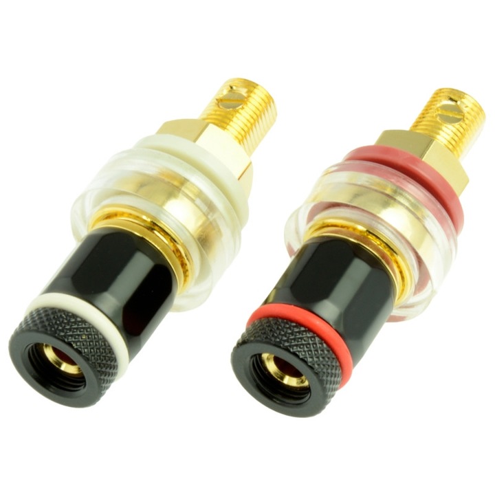 Set 2 prize pentru difuzoare Auden, cu un conductor din cupru teluriu placat cu aur.