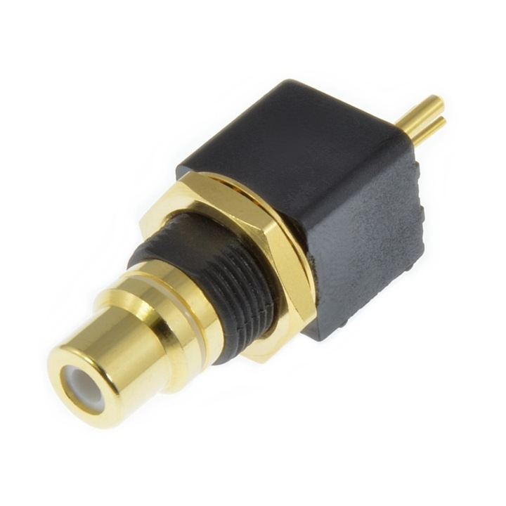 Conector RCA Auden pentru PCB GPCB3-W, 12.5mm