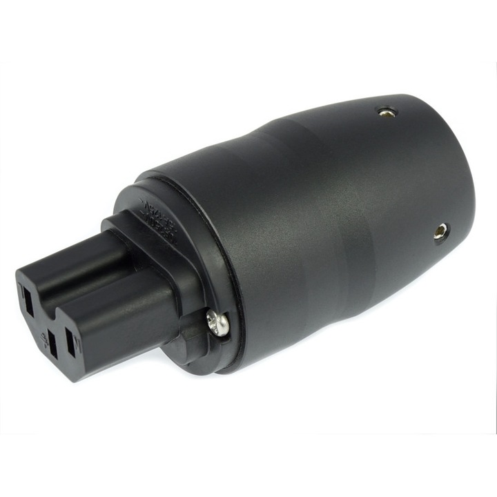 Conector alimentare Auden WZ5-3P-G, 10A/250V AC, 18 mm