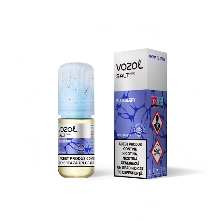 Lichid Tigara Electronica, VOZOL Salt Prime, Blueberry, 20mg, 10ml