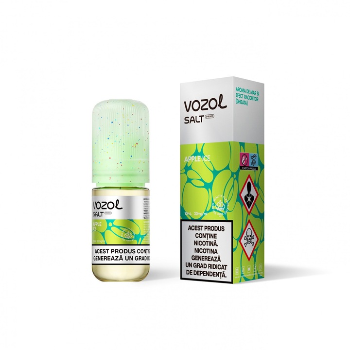 Lichid Tigara Electronica, VOZOL Salt Prime, Apple Ice, 20mg, 10ml