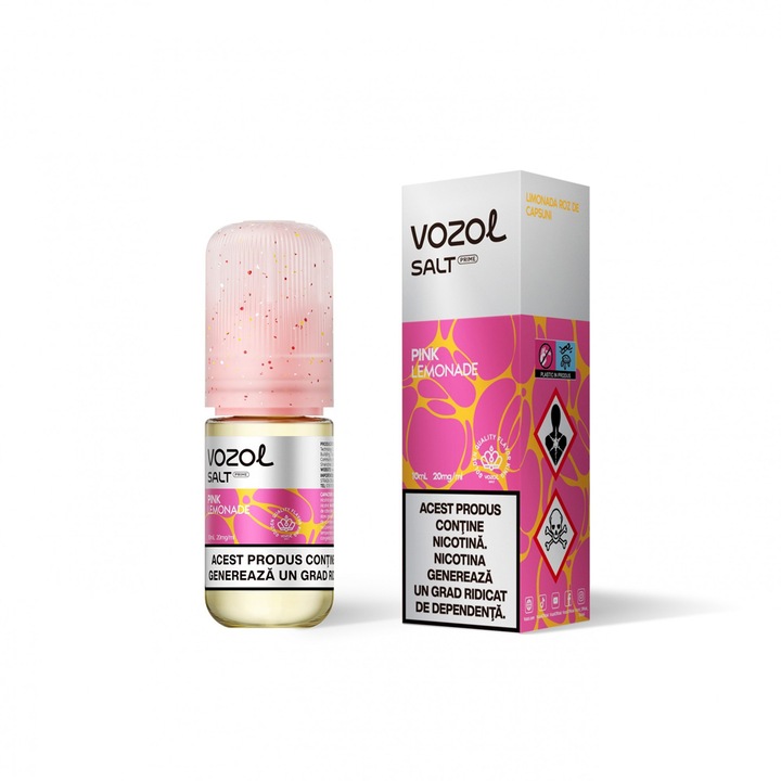 Lichid Tigara Electronica, VOZOL Salt Prime, Pink Lemonade, 20mg, 10ml