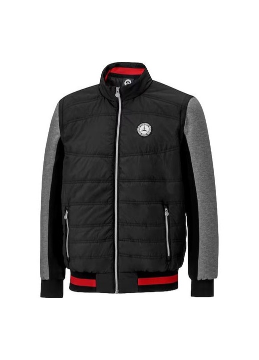 Jacheta barbati Mercedes, maneci detasabile, poliester, negru, S