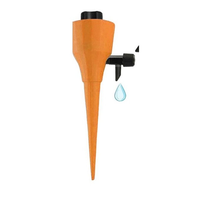 Set irigare automata pentru plante in ghiveci, Plastic, Portocaliu