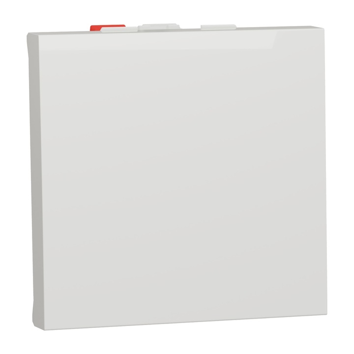 Intrerupator cap-scara Schneider Electric Unica NU320318, 2 module, cu lumina LED, alb