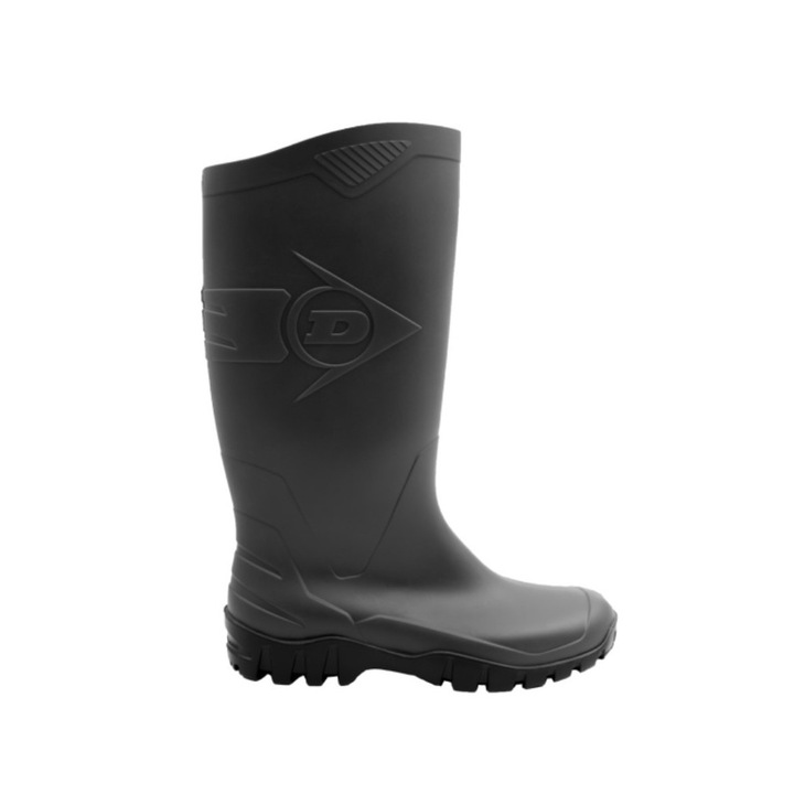Biztonsági csizma, Dunlop Dane, PVC, vízálló fekete 45