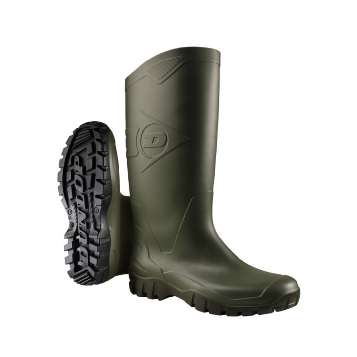 Védőcsizma, Dunlop Dane, PVC, vízálló Green 44