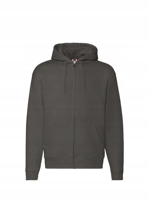 Fruit of the Loom Premium pulóver kapucnival, Sötétszürke