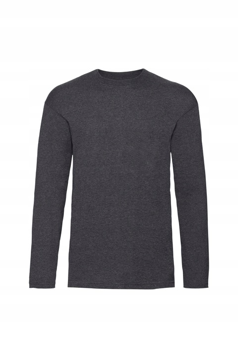 Fruit of the Loom Valueweight D/R pamut ferfibluz, Grafitszürke