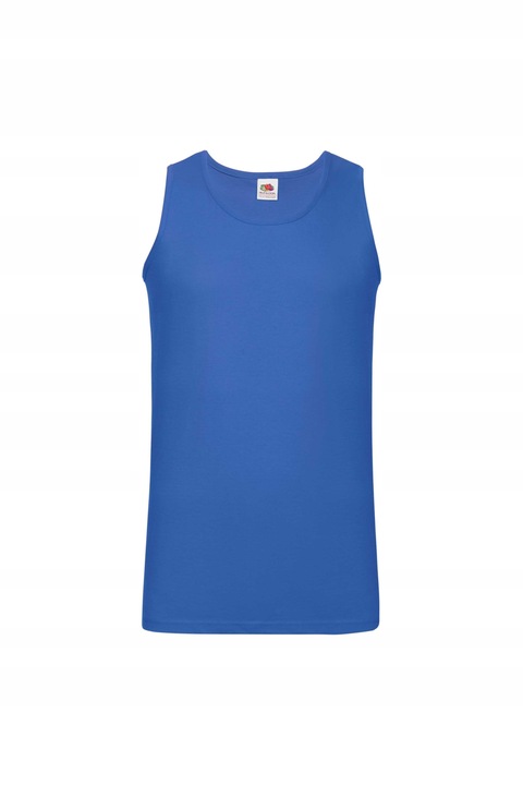 Мъжка долна тениска Fruit of the Loom Vesta Athletica кралско синьо памук, XL INTL