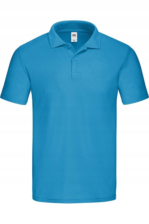 Férfi kék pamut póló, Kék