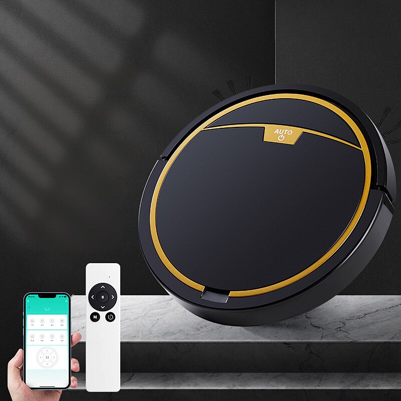 Robot de maturat, pornire cu un singur buton, aspiratie puternica, maturat, aspirat, mop trei in unul, cutie de colectare a prafului cu capacitate mare, telecomanda, zgomot redus, cip inteligent