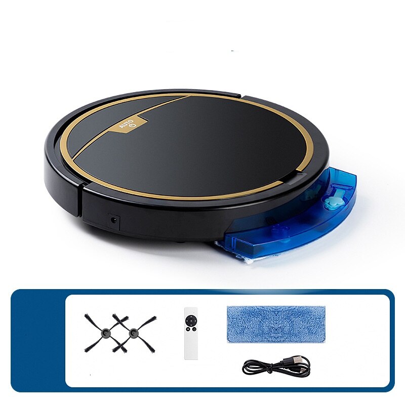 Robot de maturat, pornire cu un singur buton, aspiratie puternica, maturat, aspirat, mop trei in unul, cutie de colectare a prafului cu capacitate mare, telecomanda, zgomot redus, cip inteligent