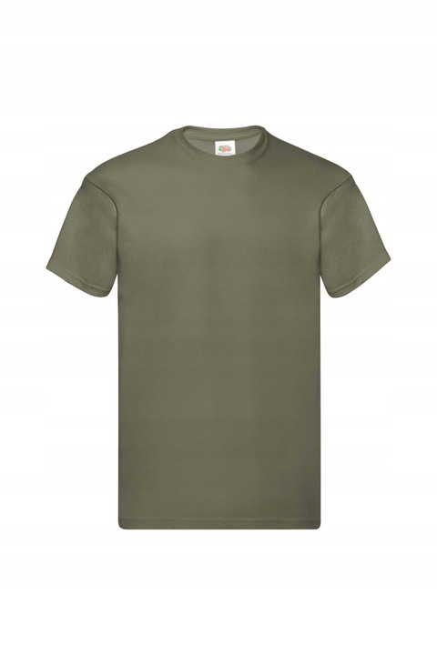 Férfi póló Fruit of the Loom zöld pamut, Zöld