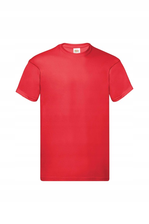 Férfi póló Fruit of the Loom, pamut, piros, Piros