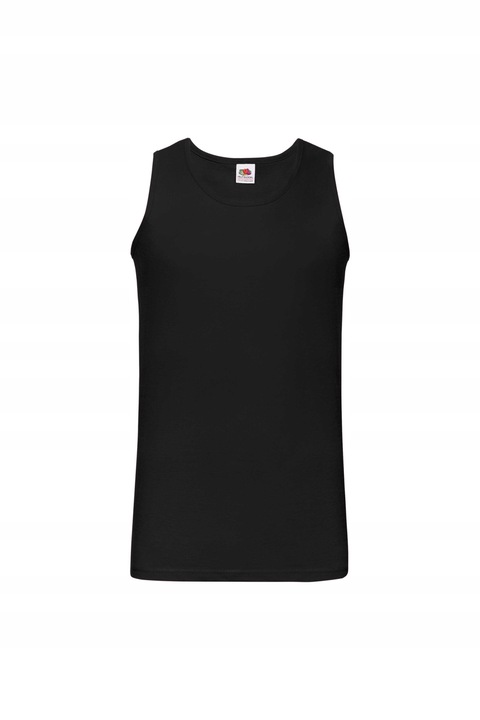 Мъжка долна тениска Fruit of the Loom Vesta Atletica памучно черно, 2XL INTL