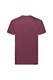 Tricou cu maneca scurta barbati Fruit of the Loom Original, Bumbac, Burgundy, Rosu/Visiniu