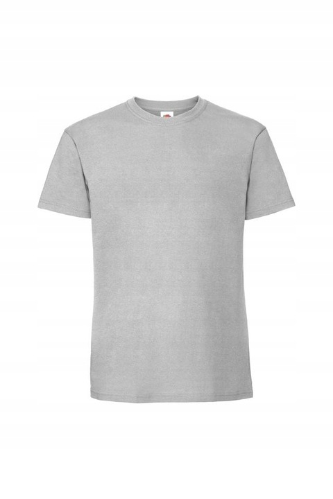 Fruit of the Loom Ringspun póló, pamut, világosszürke, Szürke