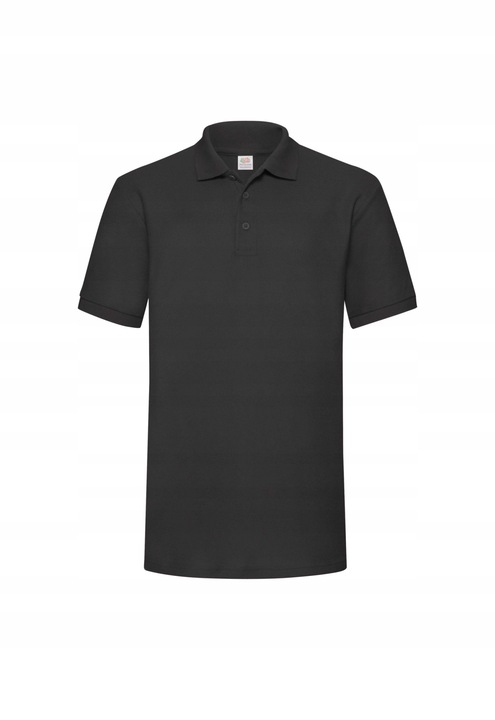 Férfi póló, Fruit of the Loom, pamut/poliészter, fekete, 3XL INTL